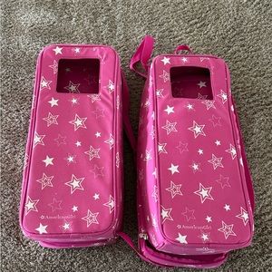 TWO American Girl Doll Carrier Cases!
